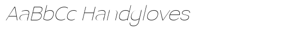 Glorytalk Sans Soft Thin Italic image
