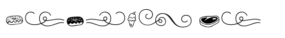 Passiflora Ornaments font sample