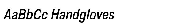 Helvetica Now Pro Text Condensed Medium Italic image