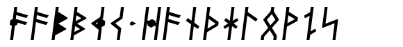 Dvarlin Staves Branch Semibold Italic image