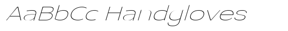 Glorytalk Sans Soft Thin Italic Semi Expanded image