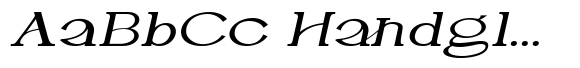 Calvoire Extra Expanded Italic image