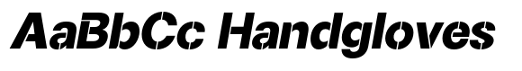 Gorvain Stencil Extra Bold Semi Expanded Italic image