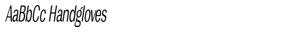 Vegora Ultra Condensed Slant image