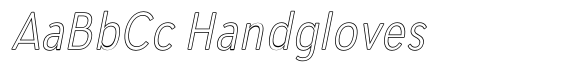 Aukim II Outline Light Condensed Italic image