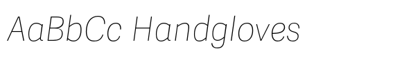 Adelle Sans Ultrathin Italic image