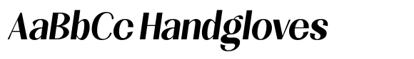 Natharie Bold Condensed Slant image