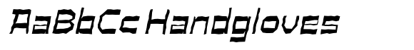 Glifox Distort Semi Bold Italic image
