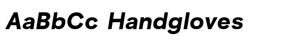 Horiva Sans Bold Italic image