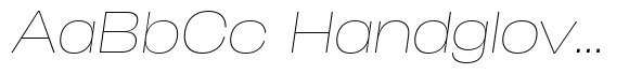 Herokid Thin Expanded Italic image