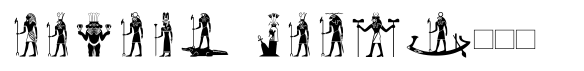 Egyptian Hieroglyphics – Deities