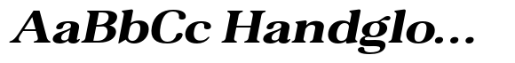 Gofaline Bold Expanded Italic image