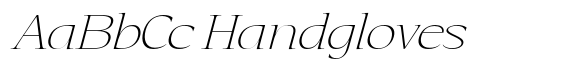 Eternal Collection Semi Condensed Extra Light Italic image