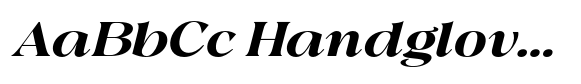 Calitra Bold Expanded Italic image