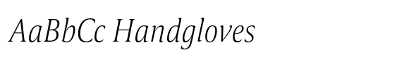 Candide Condensed Extra Light Italic image