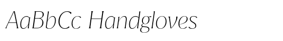 Jazmín Thin Italic image