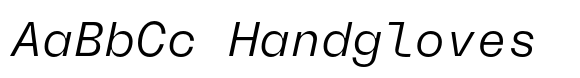 Neue Rational Mono Regular Italic font sample