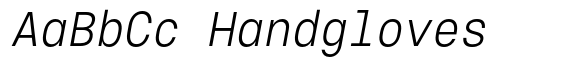 Voyager Mono Condensed Light Italic image