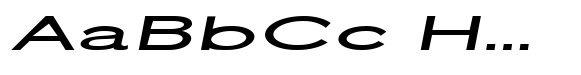 Quenova Semi Bold Ultra Expanded Italic image