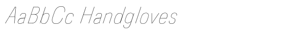 De Box Condensed Hairline Italic Short image