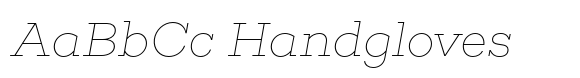 Choplin Thin Italic image