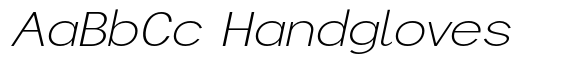 Flova Extra Light Extended Italic image
