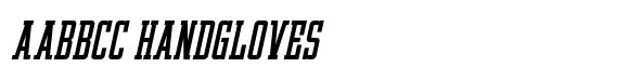 Automotive Service JNL Oblique font sample