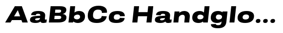 Berna Expanded Extra Bold Italic image