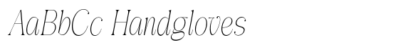 Galmiten Italic Extra Lig Ult Cond image