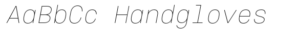 Voyager Mono Thin Italic image