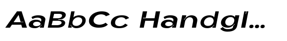 Abigen Bold Extra Expanded Italic image