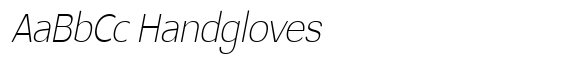 Glorytalk Sans Soft ExtraLight SemiCondensed Italic image