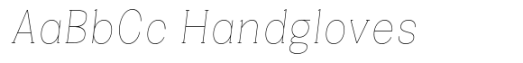 Gegisa Thin Condensed Slant image