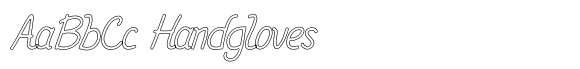 Friendly Note Worn Outline Italic image