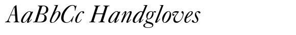 Caslon #540 Std Italic image
