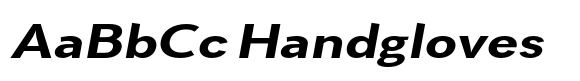 Univra Extra Bold Expanded Slanted image