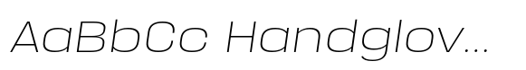Manual Thin Expanded Italic image