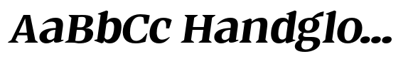 Quinget Variable Extra Bold Semi Expanded Italic image