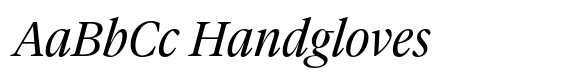 Vitruv Headline Regular Italic font sample