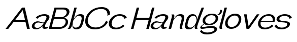 Gathia Sans  Expanded Slant Regular image