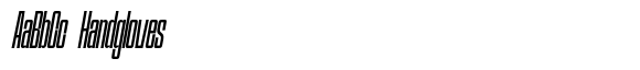 Narrowtone Italic Thin image
