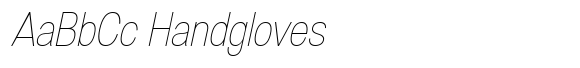 Denova Thin Condensed Italic image