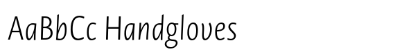 Novel Sans Hair XCnd 64 Italic image