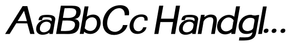 Homiled Grade Thin SemiExpanded Italic image