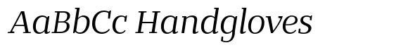 Bandera Text Cyrillic Italic image