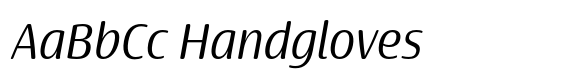 Terfens Gothic Condensed Regular Italic image