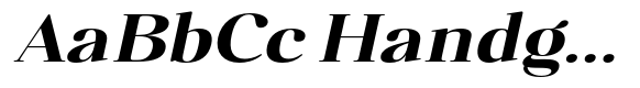 Polisha Reynold Soft Extrabold Italic XEx image