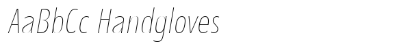 JHC Katsubie Thin Italic image