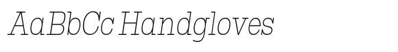 Rods Thin Condensed Oblique image
