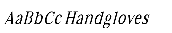Bia Serif Low Condensed Italic image